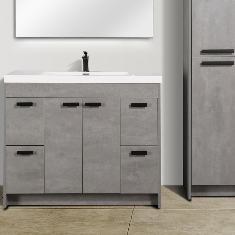 Bathroom Vanities 42 / Joss Main Seadrift 42 Single Bathroom Vanity Set